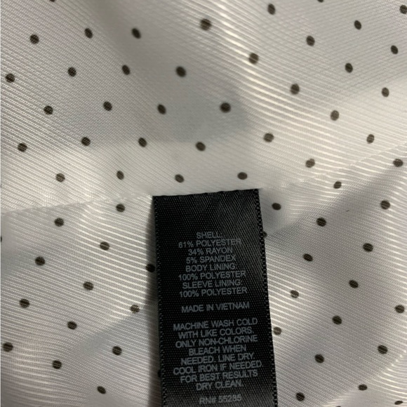 Express Black Tuxedo Suit Jacket Size 12 - Picture 8 of 9